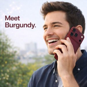 iphone 17 pro max burgundy color picture