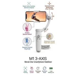 M1 3-AXIS Merak One Smartphone Stabilizer Features